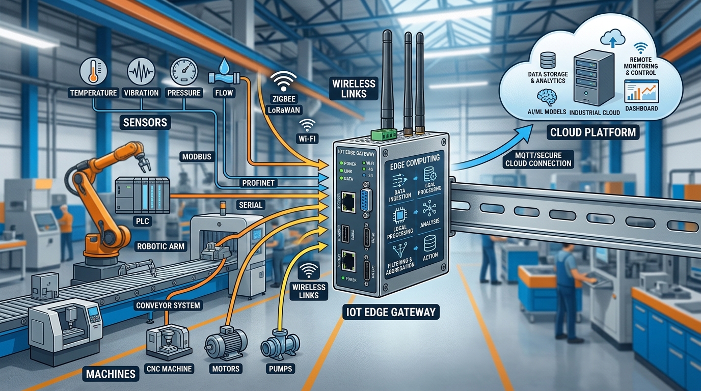 Edge Gateway อุปกรณ์ที่รัน Wasm module ในโรงงาน
