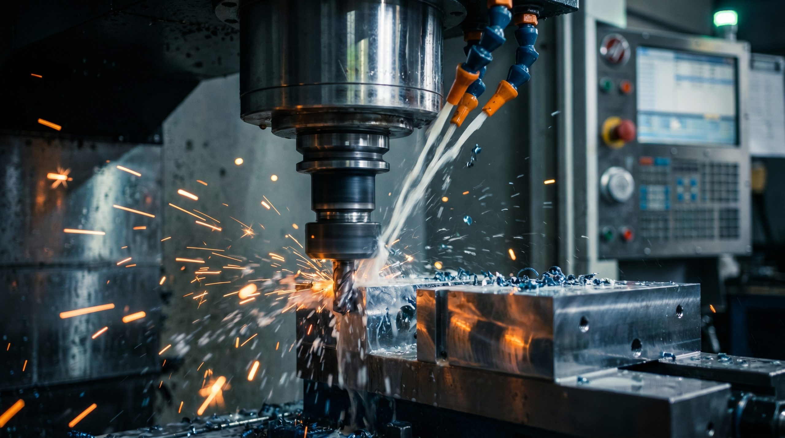 CNC Precision Machining Close-up