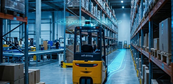Autonomous Forklift ในโรงงานอัจฉริยะ: AI Navigation และ Fleet Management ขับเคลื่อน Intralogistics ยุคใหม่