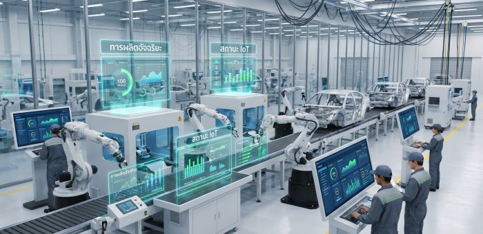 Case Study: IIoT ในอุตสาหกรรมยานยนต์ไทย — จากสายประกอบสู่ Smart Factory ด้วยข้อมูลเชื่อมโยง