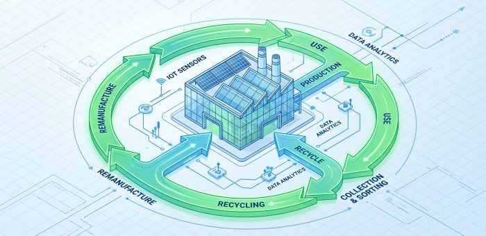 Circular Economy ในอุตสาหกรรม: จาก Linear Production สู่วงจรปิดด้วย IoT และ Digital Technology
