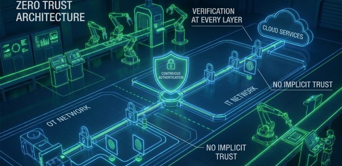 Zero Trust Architecture สำหรับ OT: ยุติแนวคิด Trust แบบเดิมในโรงงานอัจฉริยะ