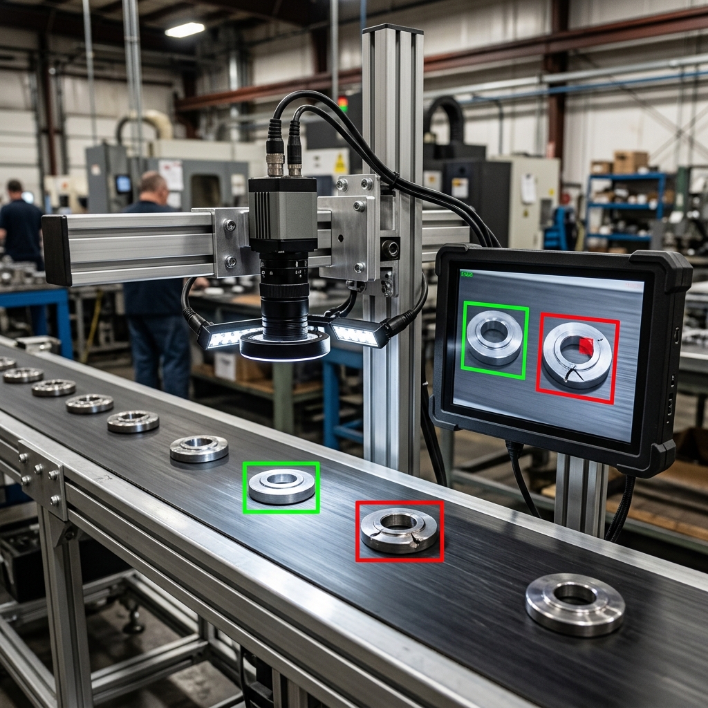 AI Quality Inspection บนสายการผลิต