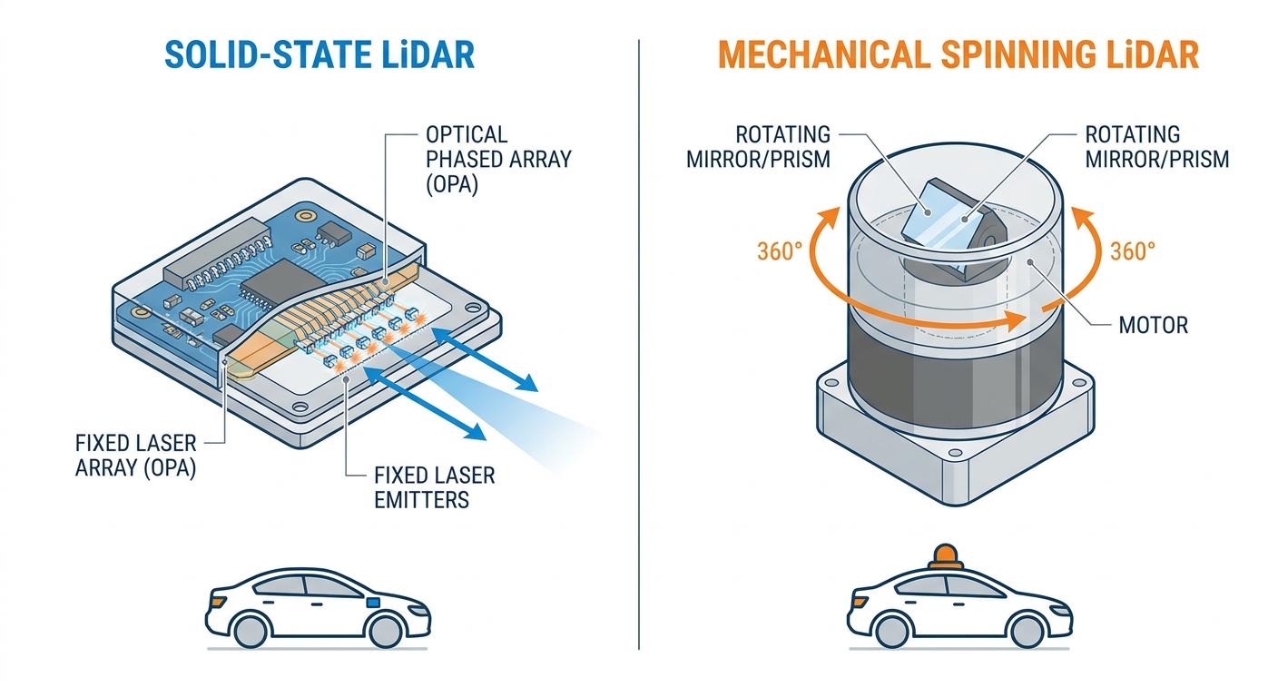 Solid-State vs Mechanical LiDAR