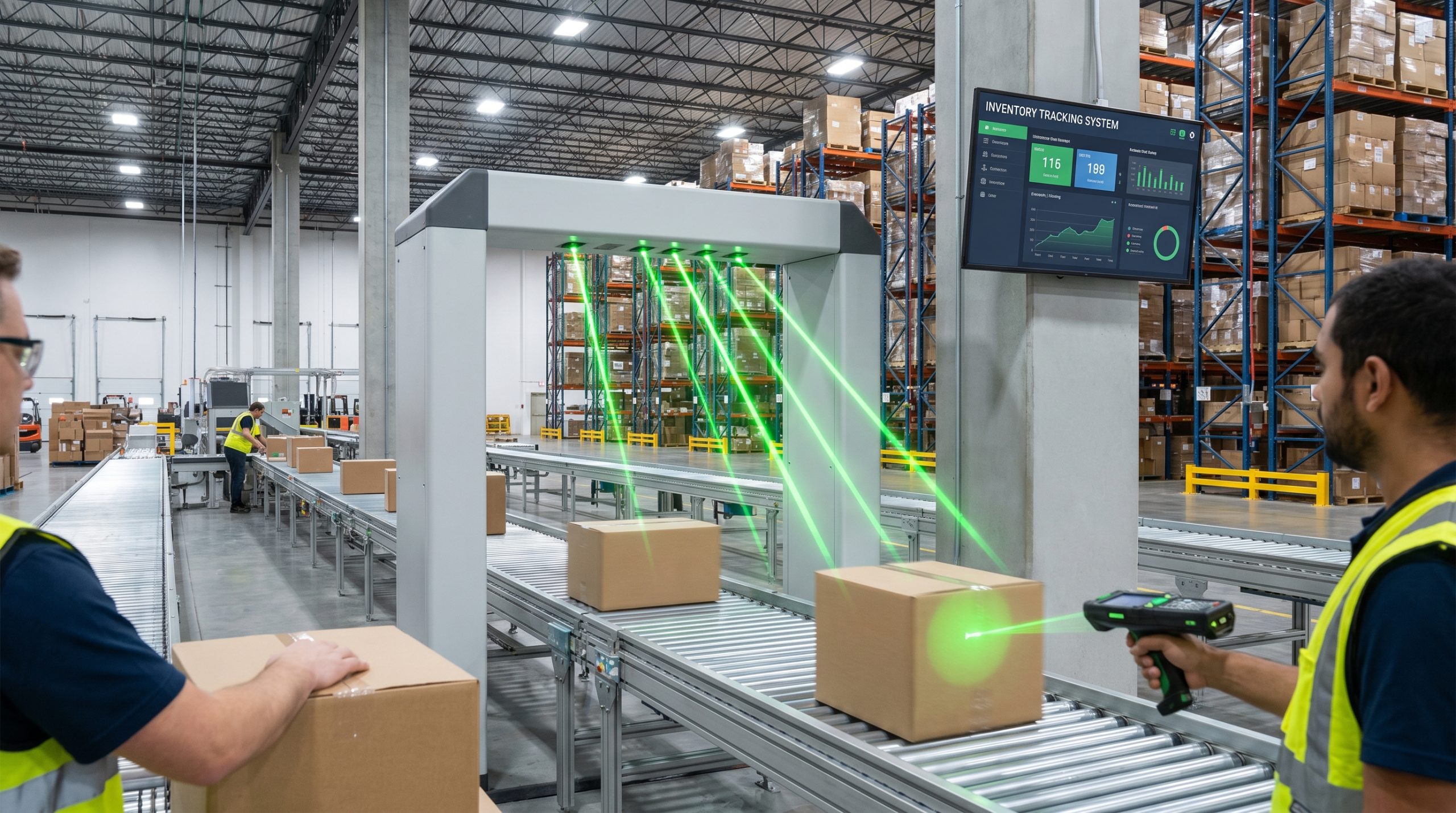 RFID Scanner in Warehouse