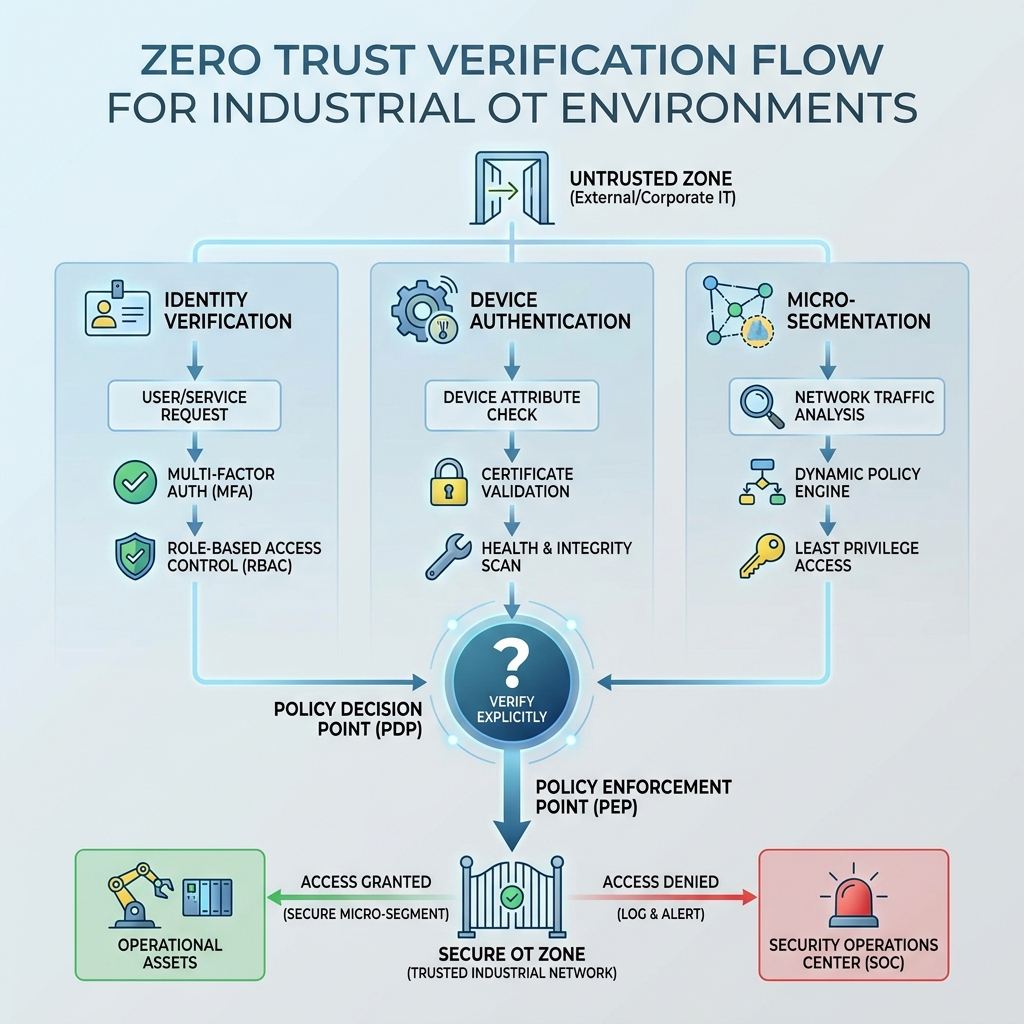 Zero Trust Verification Flow