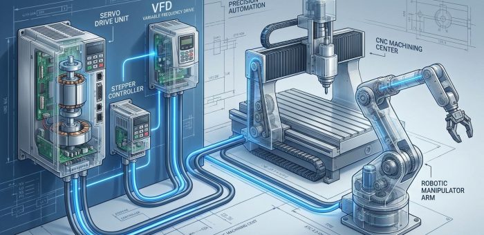 Motion Control Architecture: จาก Stepper Motor ถึง Servo Drive — เทคโนโลยีขับเคลื่อนระบบอัตโนมัติยุคใหม่